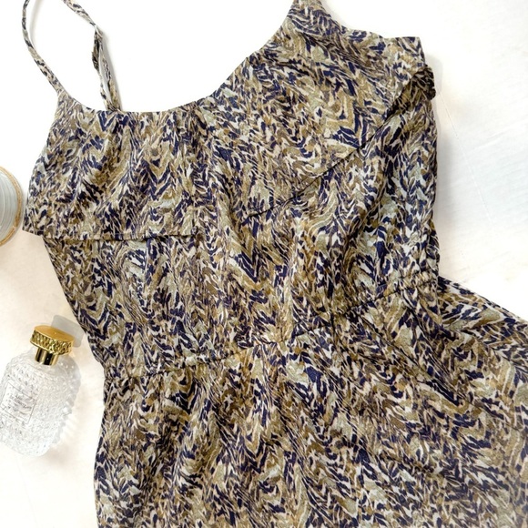 NWT H&M empire waist spaghetti strap ruffle top dress - Picture 4 of 6